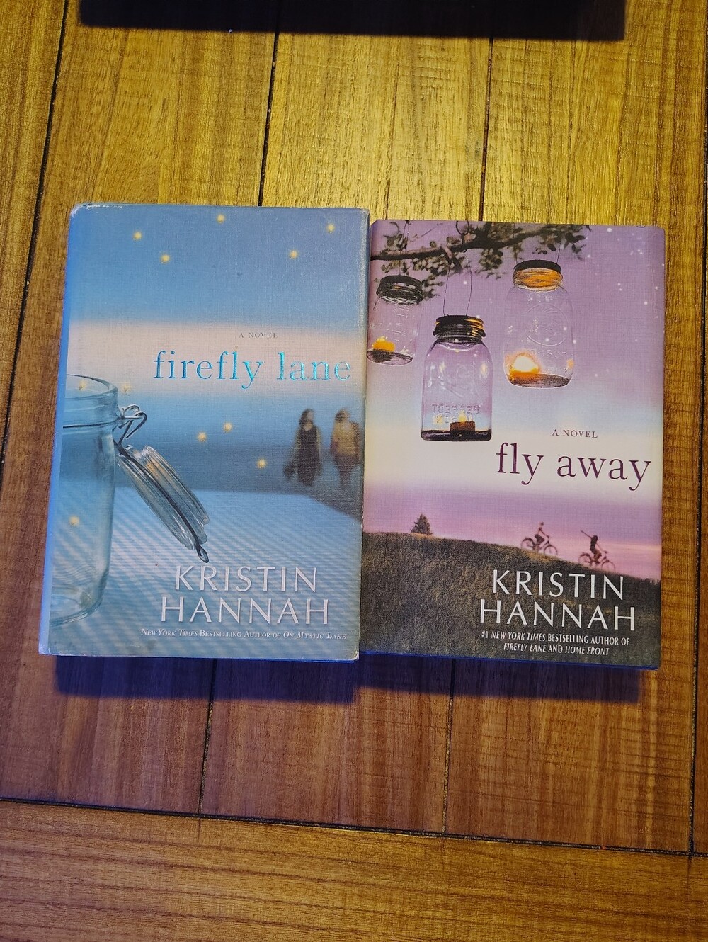 Firefly Lane and Fly Away hardcover book series set by Kristin Hannah